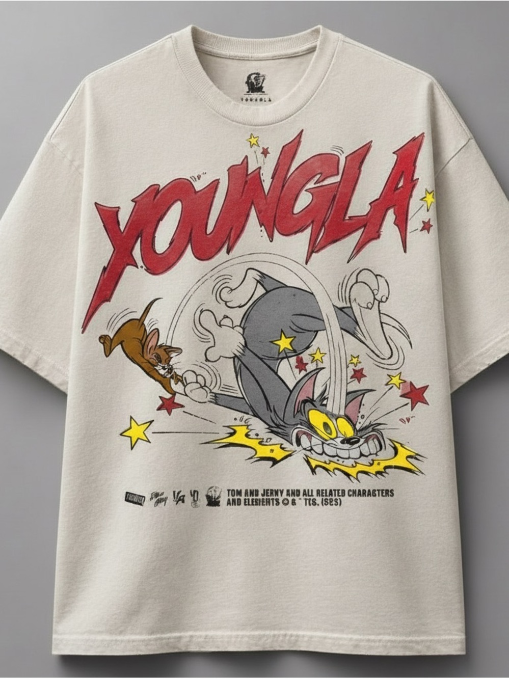 YoungLA ‘Tom and Jerry’ T-Shirt - XL - NWT - Sold out Everywhere!